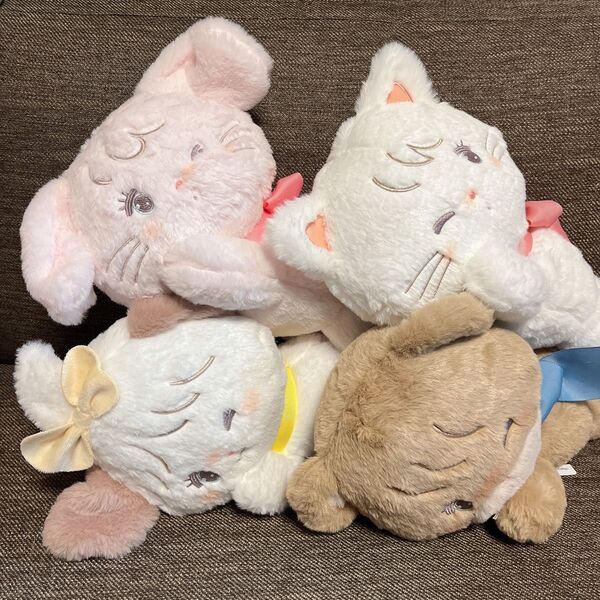mikko characters おねんねBIG ぬいぐるみ 全4種 コンプリートセット