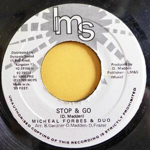 MICHAEL FORBES & DUO / STOP & GO [ LMS ] JA 7inch