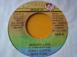 レゲエ Tony Curtis / Memory Lane 7インチ新品です。