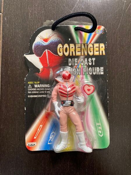 ゴレンジャー ダイキャスト バンプレスト モモレンジャー ミニフィギュア