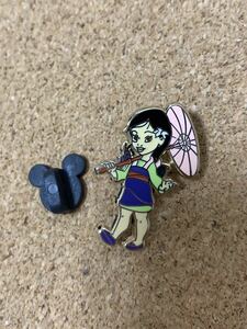  Disney pin badge Mulan abroad pin pin trailing on sea 