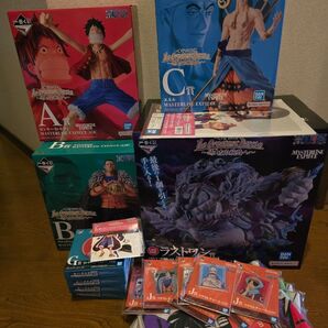 ワンピース 一番くじ ラストワン賞 2億V雷神 A、B、C賞セット おまけ付き