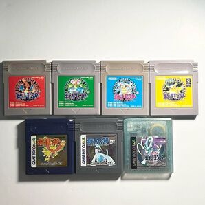 ゲームボーイソフト ポケモン電池交換済み 7本セット