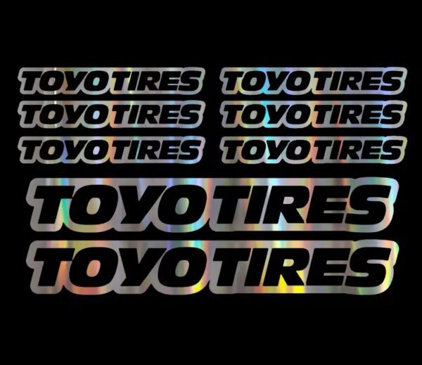 TOYO TIRES トーヨータイヤ ステッカーセット 送料無料