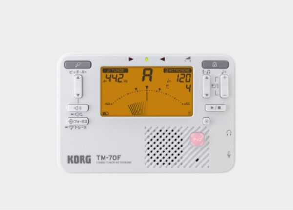KORG チューナーメトロノームTM-70F(WH)