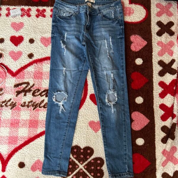 Forever21 ダメージジーンズ サイズ30 ダメージ加工