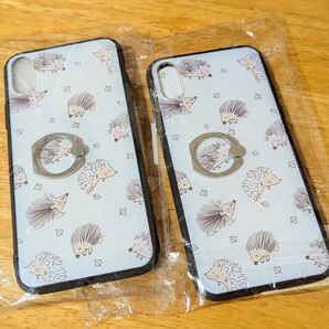 iPhone XS スマホカバー 同柄2個セット