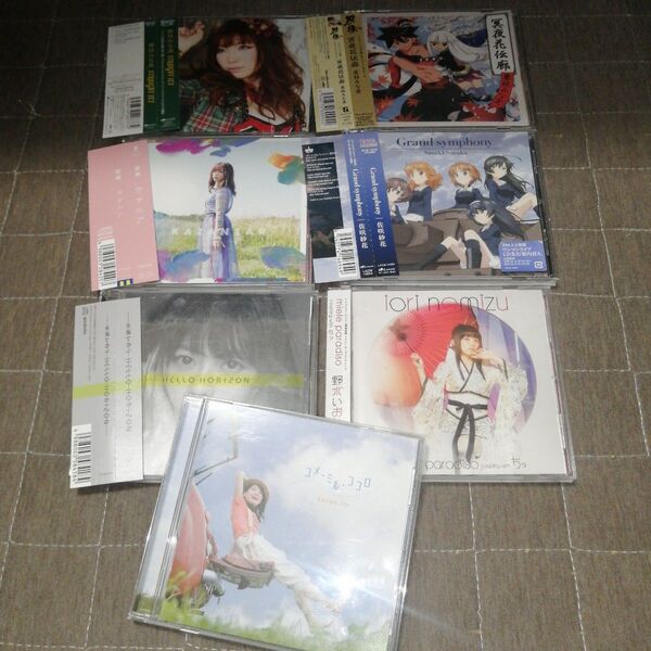 アニメ主題歌CD 栗林みな実 愛美 野水いおり 水瀬いのり 伊藤かな恵 佐咲紗花 CD7枚セット声優