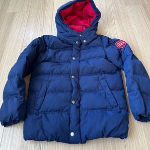 【カテゴリ変更対応可】Noel aime Beb ネイビー ダウンコート 130
