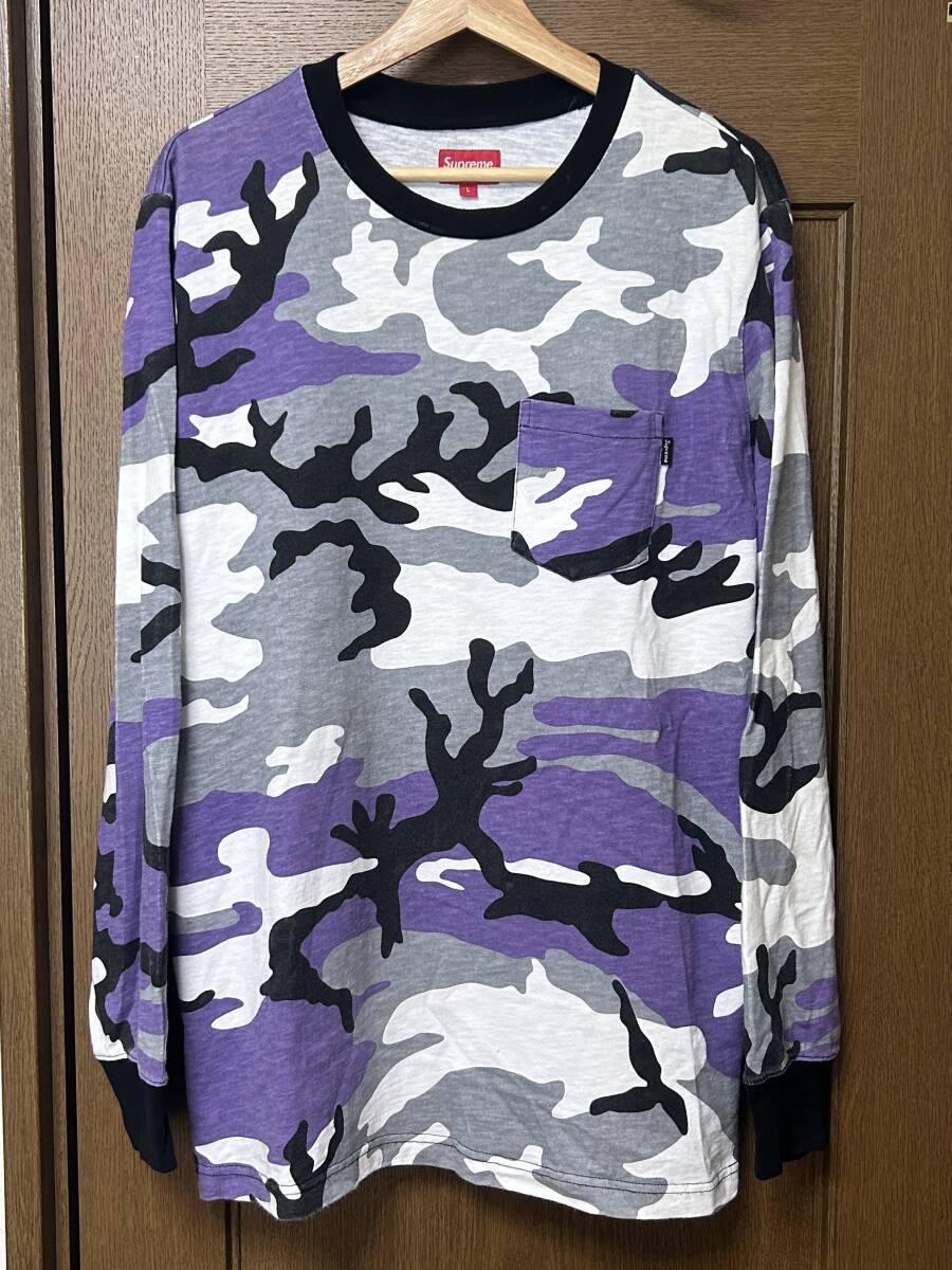 Yahoo!オークション -「supreme 迷彩」(長袖Tシャツ) (トップス Yahoo!オークション -「supreme 迷彩」(長袖Tシャツ) (トップス
