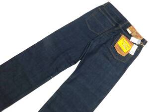 ※キズあり 未使用デッドストック セカンドクラス ビッグジョン デニムパンツ ※裾上げあり サイズ33(W実寸約84cm)  (出品070)