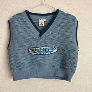 X-girl ニットベスト Vネック