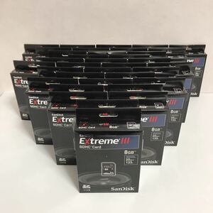 [ unopened goods ] SanDisk SanDisk Extreme III SDHC card 8GB 35 piece set Extreme III SDSDRX3-8192-E21 present condition goods 