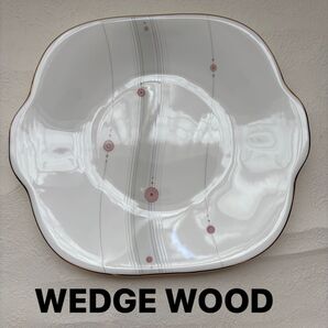 WEDGE WOOD ウェッジウッ レアなSATIN サテン プレート 取って付きプレート 大皿