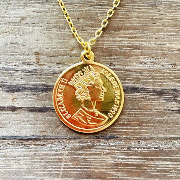金貨 コインネックレス チェーン付 / 新品 未使用