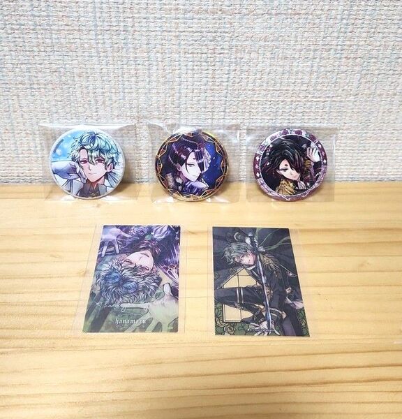 悪魔執事と黒い猫 あくねこ ハナマル ユーハン 缶バッチ クリアカード