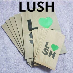 【匿名配送】新品未使用LUSHショッパー紙袋大5枚&小分け用袋10枚
