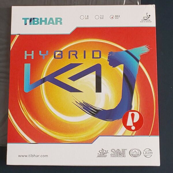 TIBHAR HYBRID K1J ( 赤 MAX ) 卓球 ラバー
