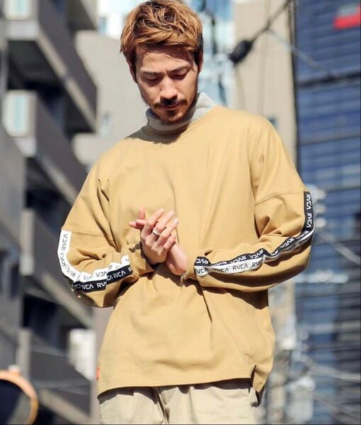RVCA メンズ BIG BACK RVCA LT ロングスリーブTシャツ「2021年春夏モデル」/ルーカ 長袖 ロンT メンズ