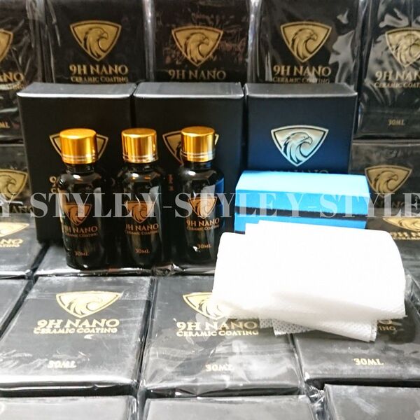 9H セラミックコーティング ナノコーティング 30ml (箱付き) 3本