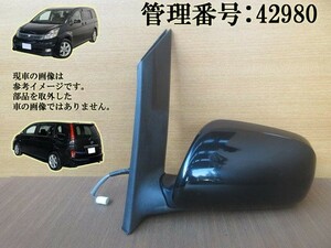 H17 アイシス ANM10W/ANM15W 209/ブラック/黒 左ドアミラー/左サイドミラー