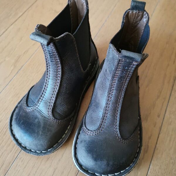 14cm 14.5cm bisgaard ビスゴ レザーブーツ 革靴 本革