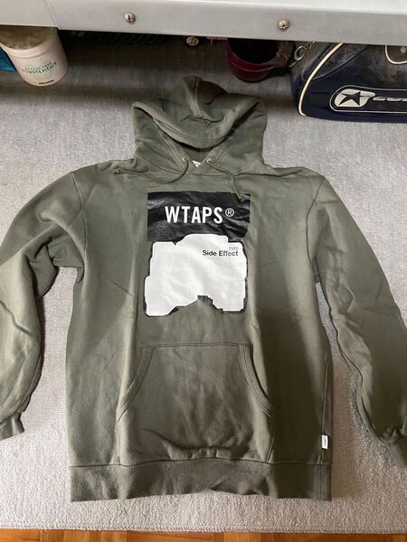 WTAPSダブルタップスフーディーパーカーLサイズ美品オリーブWTVUA