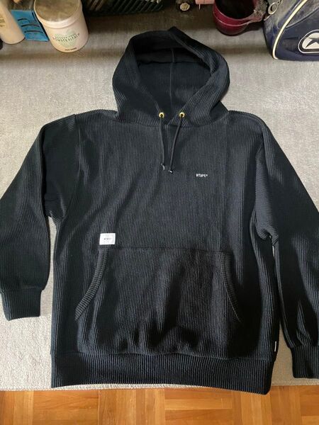 WTAPSダブルタップスSIGNフーディーパーカーMサイズ美品ブラックWTVUA