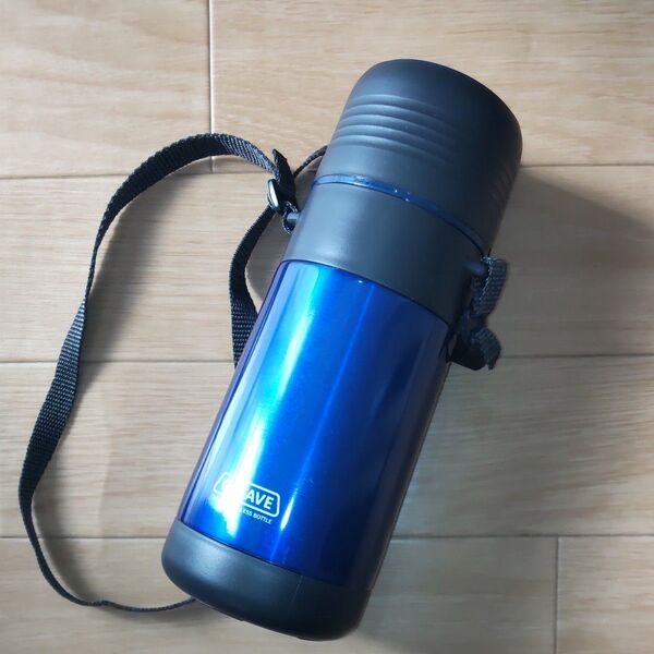 水筒 800ml 2way 青 パール金属 【中古】
