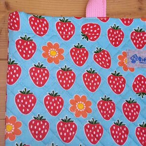 namioto キルトレッスンバッグ いちご レッスンバッグ