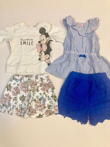 ベビー服4点まとめ売り80〜90サイズ branshes.H&M.ホットビスケッツなど
