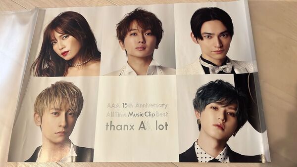 AAA 15th Anniversary -thanx AAA lot- ポスター