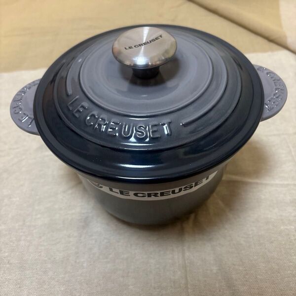 CREUSET クルーゼ ココットロンド エブリィ インナーリッド付き フリント