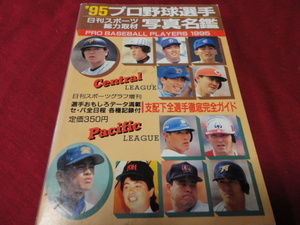【プロ野球】’95プロ野球選手写真名鑑　日刊スポーツ出版社　