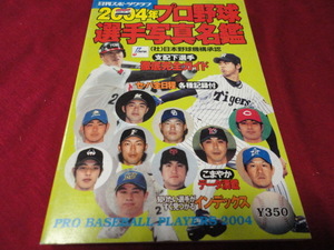 【プロ野球】2004プロ野球選手写真名鑑　日刊スポーツ出版社　