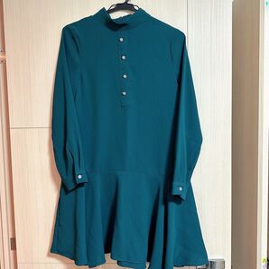 ワンピース ブルーワンピース パーティドレス ZARA ザラ