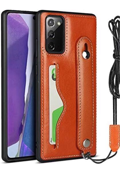 ケース カバー For Samsung Galaxy Note 20ケース財布、カードホルダースロット付き保護ケースカバー