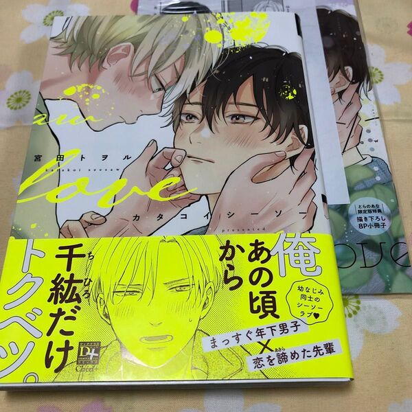 【カタコイシーソー】宮田トヲル 協力書店ペーパー、とらのあな有償特典小冊子付き 初版