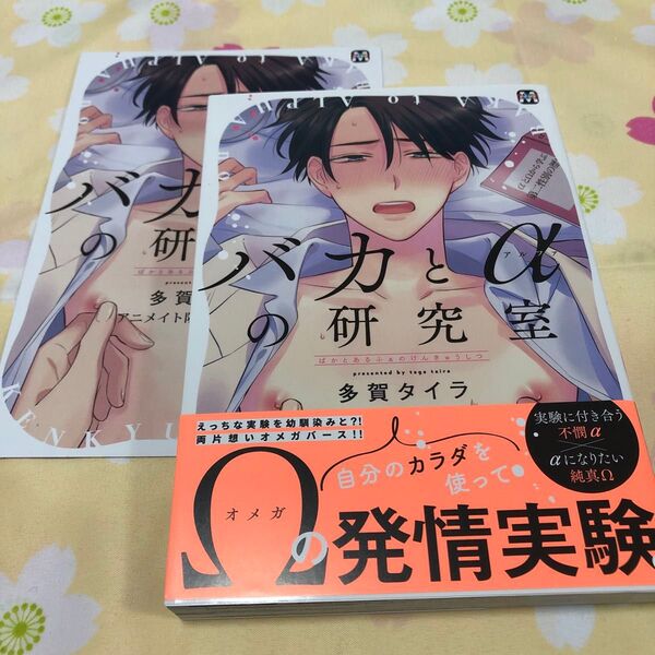 【バカとαの研究室】多賀タイラ アニメイト特典リーフレット付き 初版