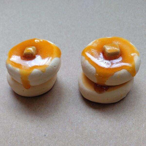 ハンドメイド ホットケーキマグネット 2個