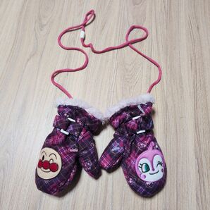 アンパンマン ドキンちゃん 紐付き手袋 ANPANMAN KIDS COLLECTION