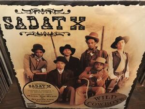 SADAT X WILD COWBOYS LP US ORIGINAL PRESS!! GROOVE THEORY 『Tell Me』ネタ」収録 Brand Nubianメンバーのソロデビューソロデビュー作！