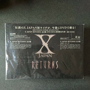 X JAPAN/X JAPAN RETURNS 完全版 DVD-BOX初回限定版