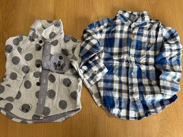 長袖シャツ シャツ 子ども服 男の子 90㎝ 100㎝ baby gap BIT’Z