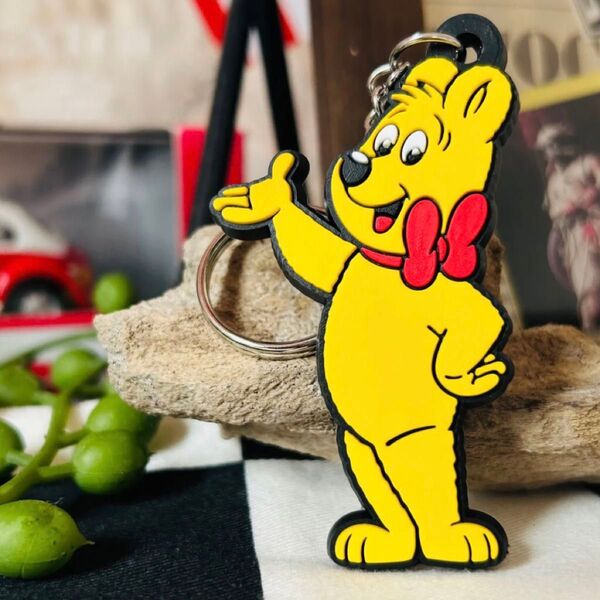新品 ラバーキーホルダー ◆ HARIBO GOLD BEARS / ハリボー ゴールドベア ◆