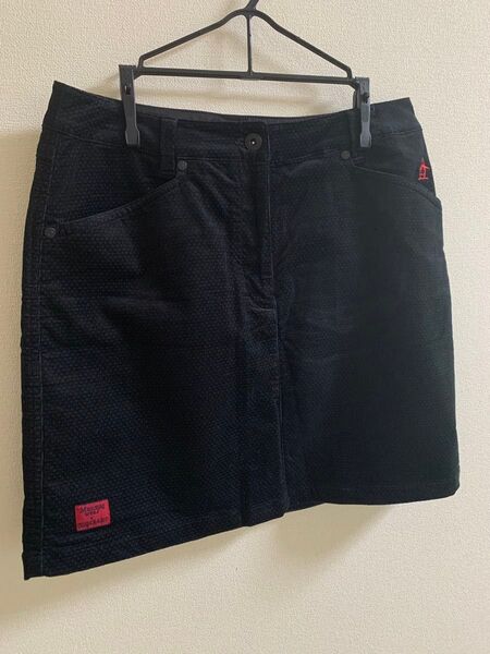 マンシングウェア Munsingwear×SODEKAHO コラボ ネイビー スカート L