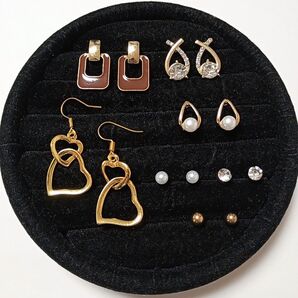 レディース アクセサリー ピアス まとめ売り ゴールド 7ペア セット