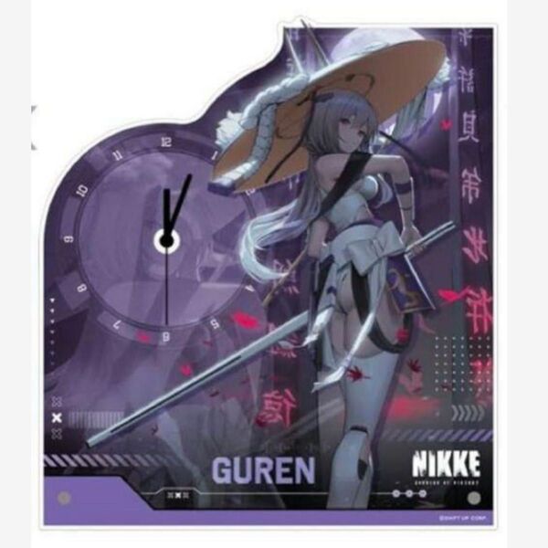 勝利の女神 NIKKE アクリル製置時計 紅蓮