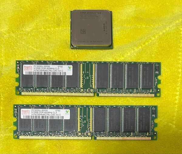AMD Athlon 64 + 512MB DDR400 メモリセット