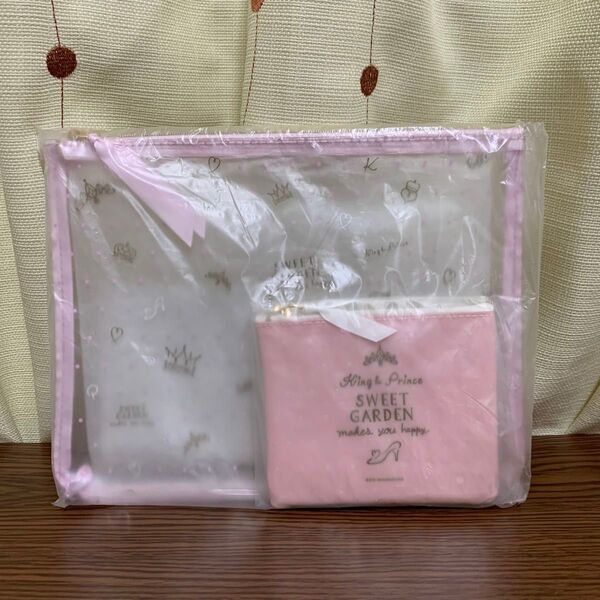 ビニールポーチ SWEET GARDEN King&Prince